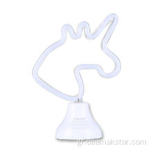 Unicorn Bluetooth ηχείο Neon Light Betside Lamp